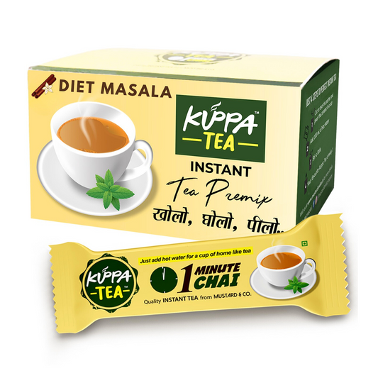 Diet Masala Sugarless Instant Tea Premix by Kuppa Tea pack of 10
