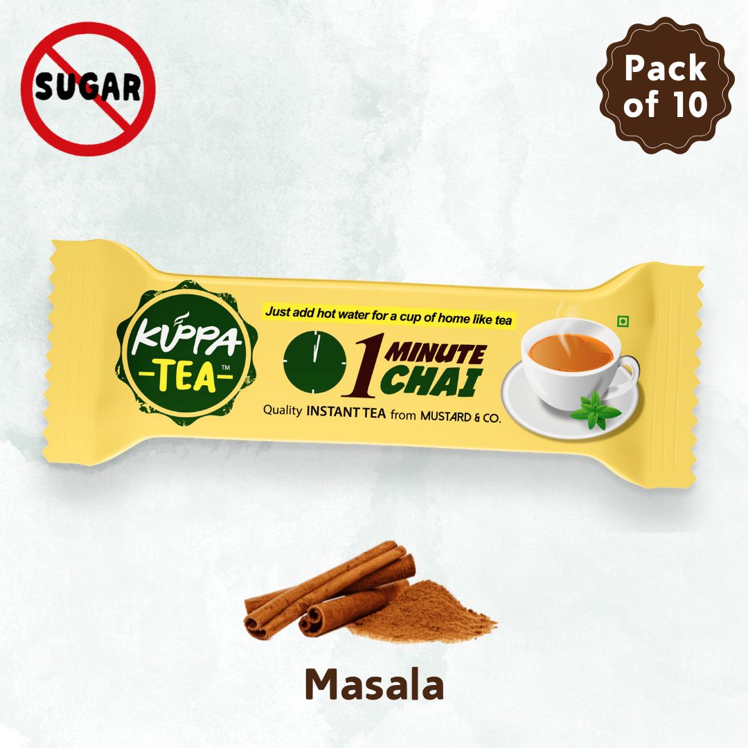Instant Tea Premix Kuppa Tea Sugarles Masala Flavour